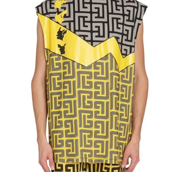 Balmain | Shirts | Balmain X Pokmon Oversized Tank Top